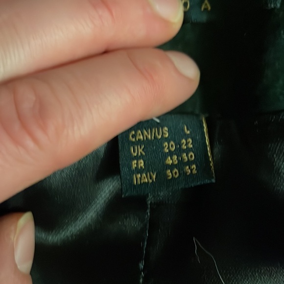 Green Leather Danier Jacket - Picture 4 of 4